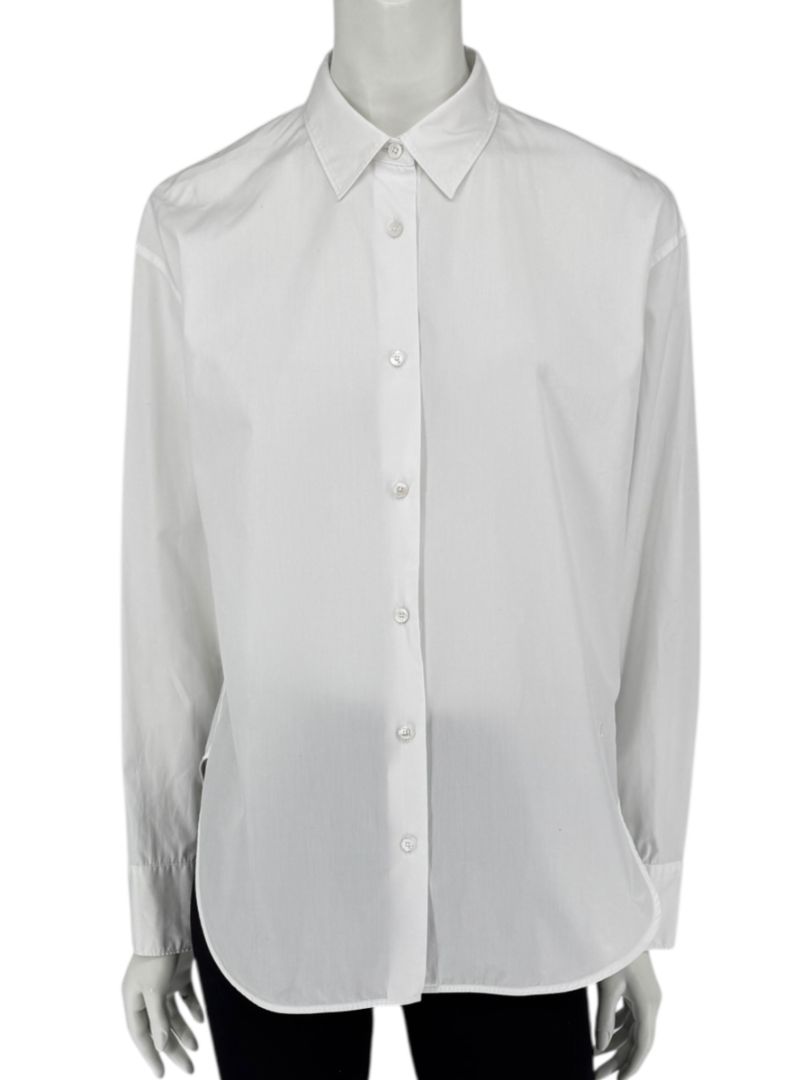 Lis Lareida White Cotton Button-Down Shirt – Size 36