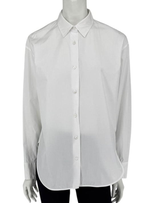 Lis Lareida White Cotton Button-Down Shirt – Size 36