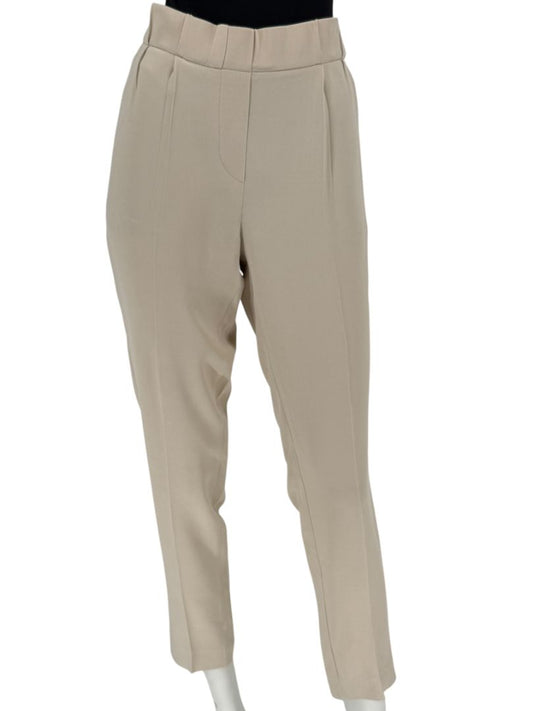 Brunello Cucinelli Beige Cropped Trousers - IT 44