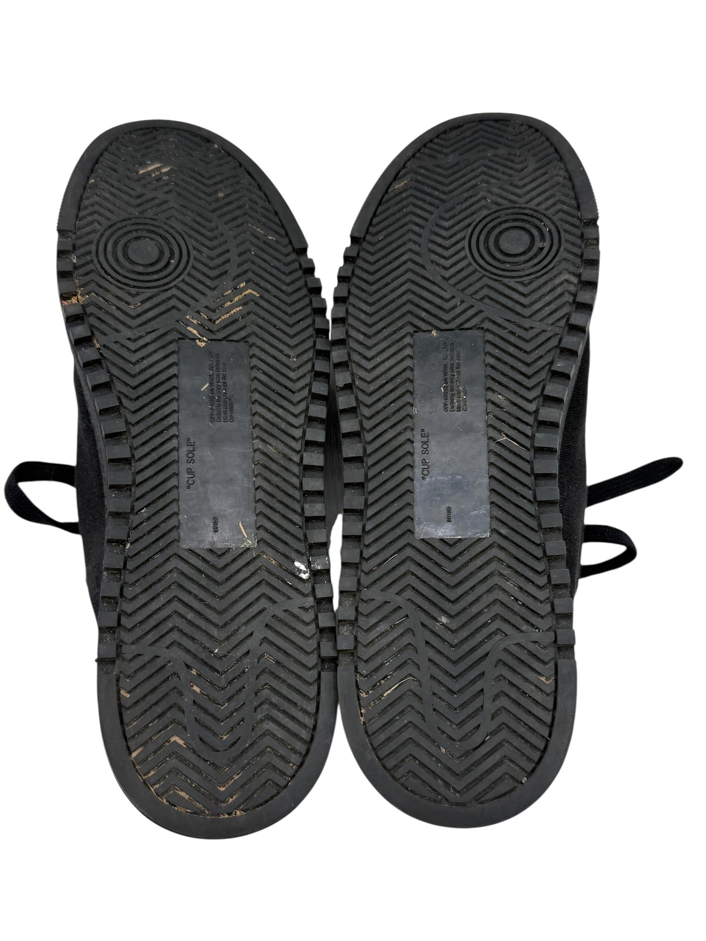 Off-White 2.0 Low Top Sneakers in Black &amp; Blue Suede – Men’s Size 42 EU