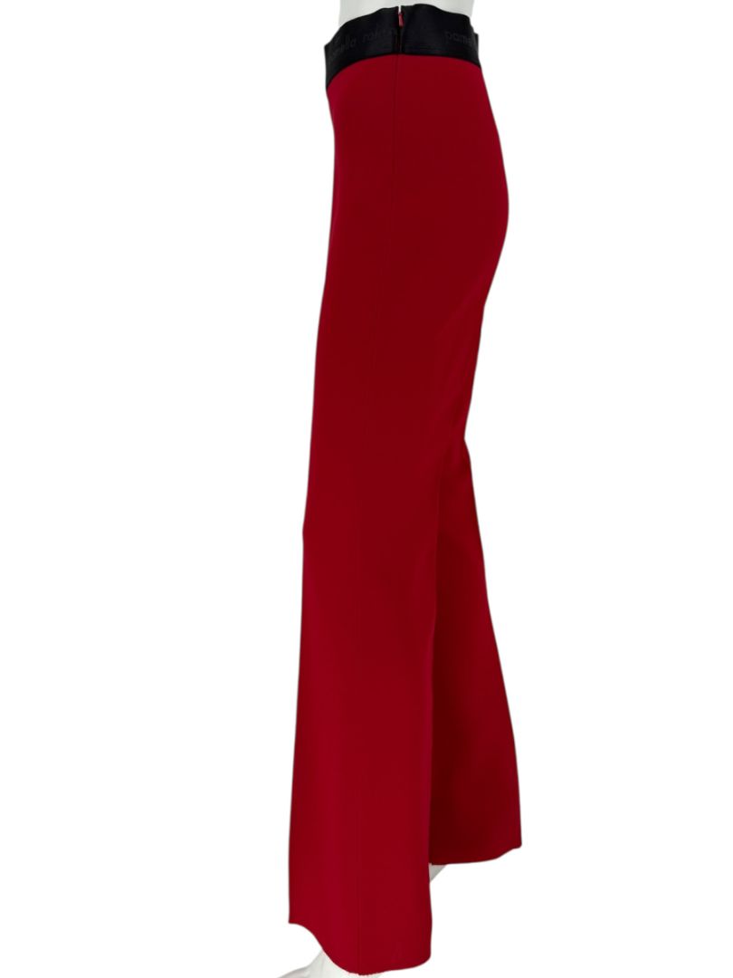 Pamella Roland Red Open Front Blazer & Trouser Set – Large