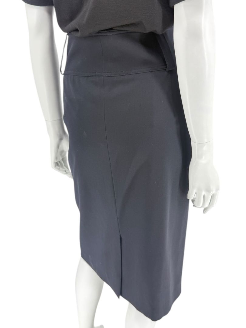 Burberry London Slim Fit Wool Blend Pencil Skirt - USA 12