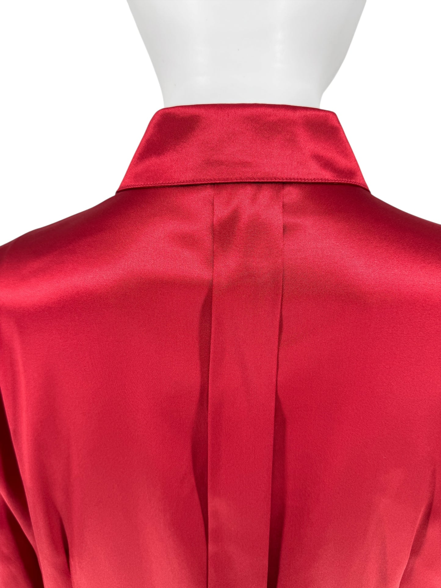 Loro Piana Silk Blouse in Red - Brand New with Tags – Size 12 (US)