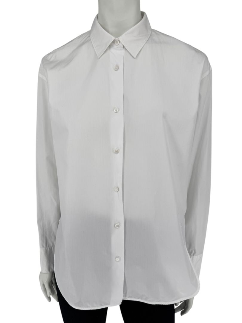 Lis Lareida White Cotton Button-Down Shirt – Size 36
