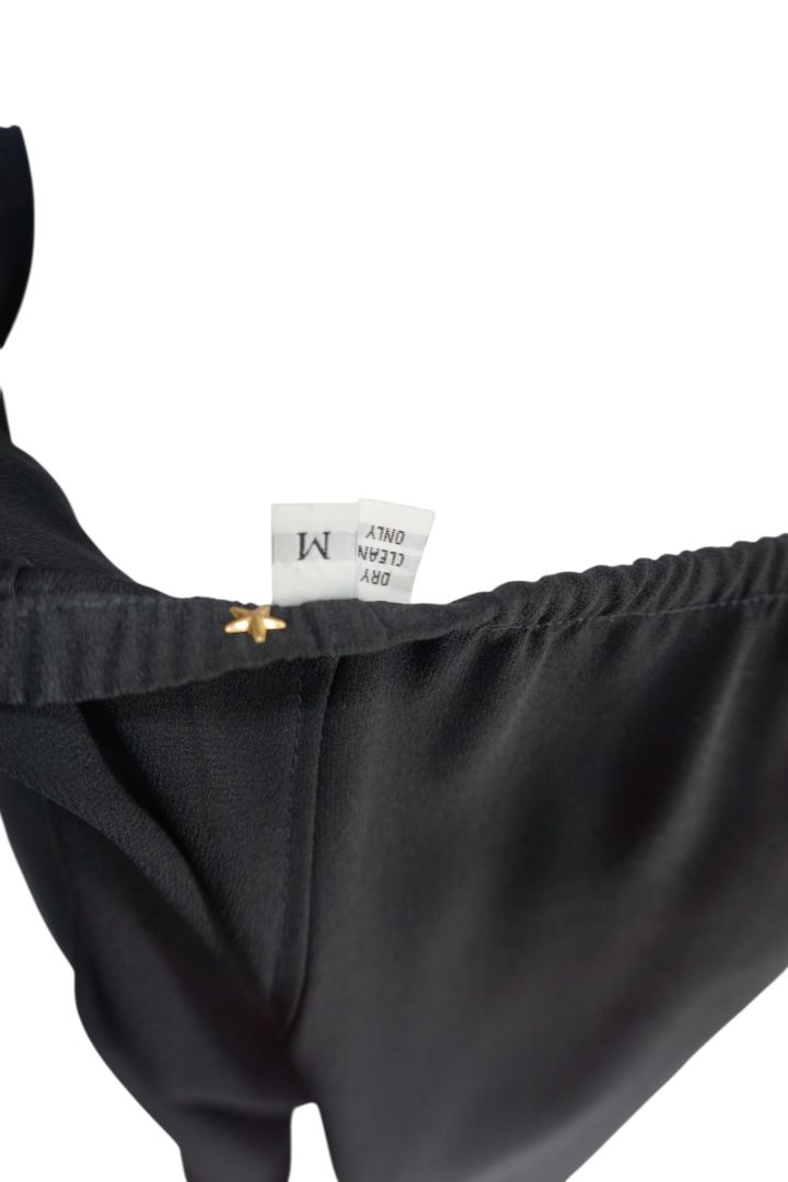 Peter Cohen Black Sleeveless Tunic & Tapered Pants Set – Top Size M, Pants Size L