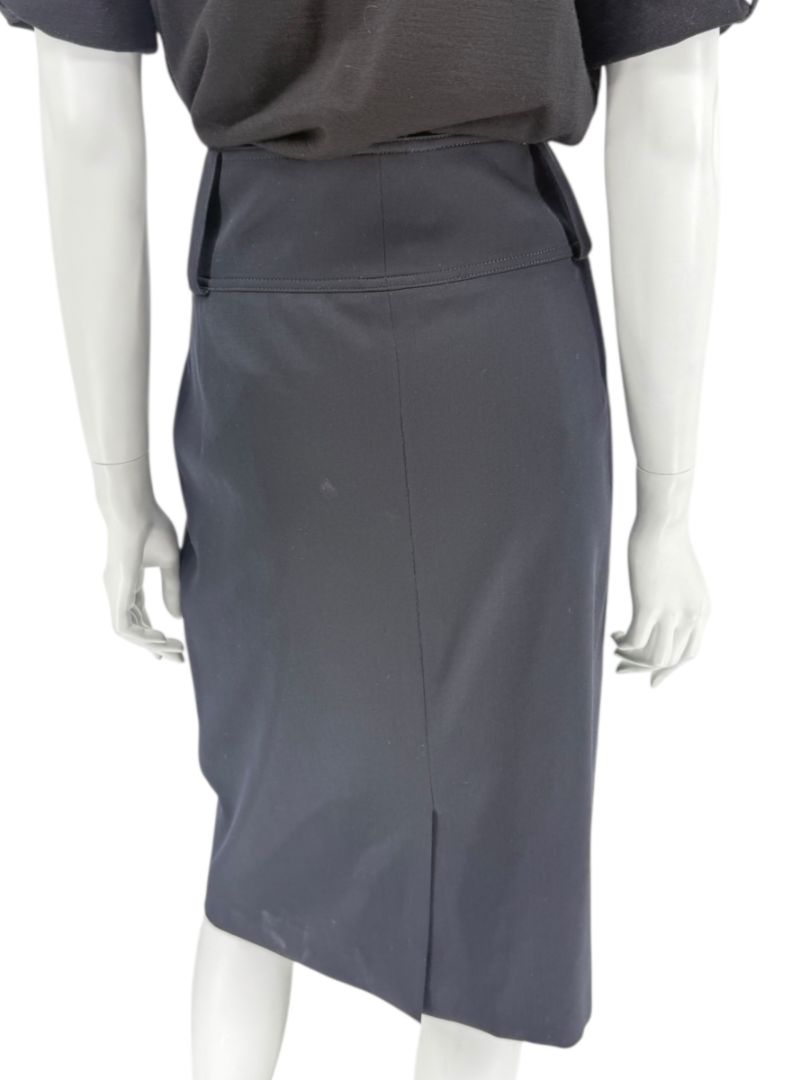 Burberry London Slim Fit Wool Blend Pencil Skirt - USA 12