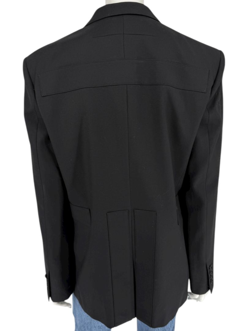 Givenchy Paris Men’s Black Wool Blazer – Size EU 52 - Made in Italy – New with Tags