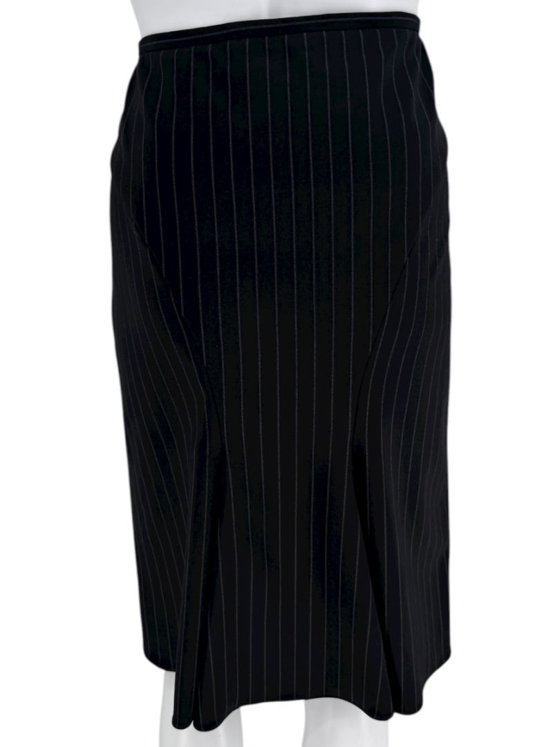 Armani Collezioni Charcoal Pinstripe 3-Piece Suit – Size 12