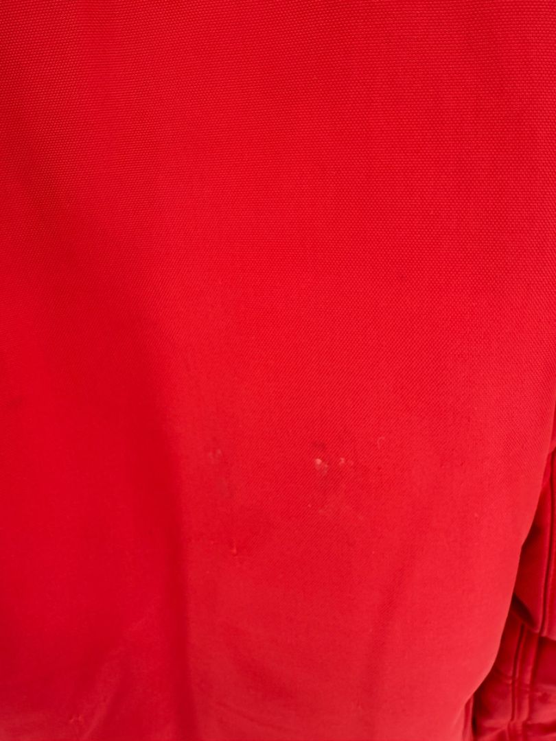 Chanel Red Hooded Puffer Technical Jacket – Size 42