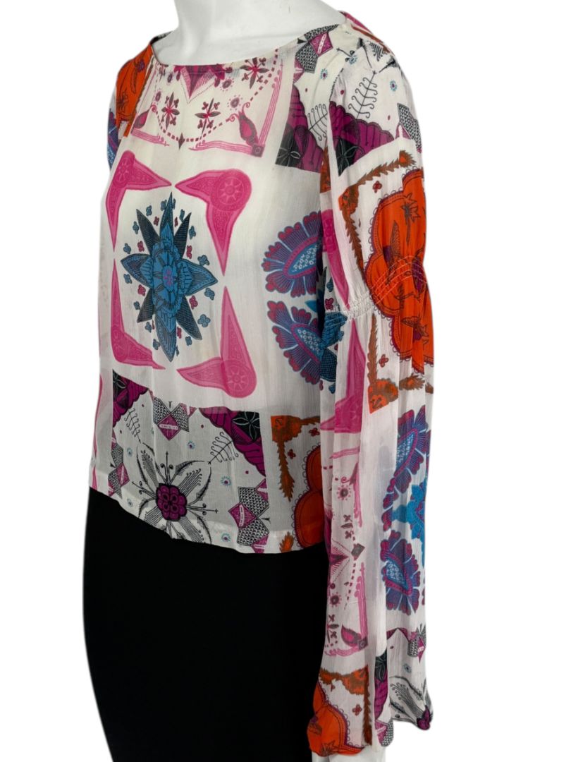 Christian Lacroix Jeans Multicolor Print Blouse – Size IT 44