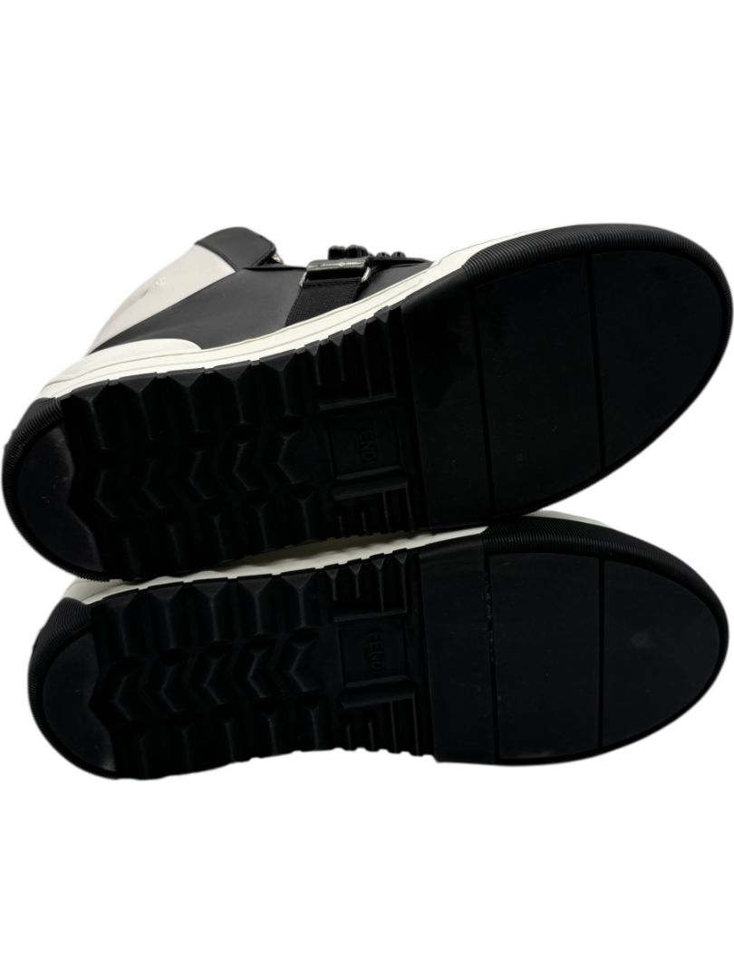 Fendi “Karl Loves Fendi” Studded High-Top Sneakers – Size 6 Mens