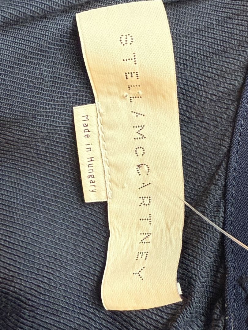 Stella McCartney Navy Zip-Detail Shift Dress - Size IT 44