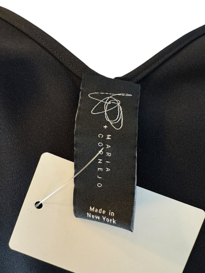 Maria Cornejo Black Silk Sleeveless Dress – Size 10