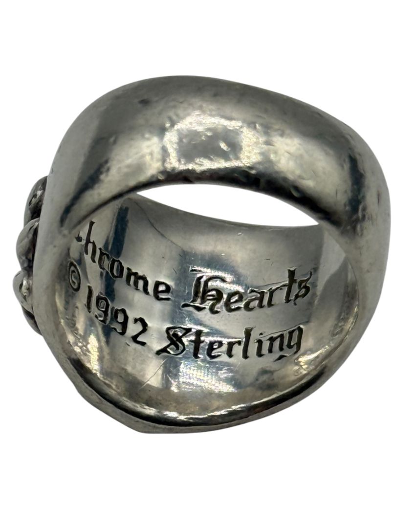 Chrome Hearts Keeper Sterling Silver Ring – Size 12