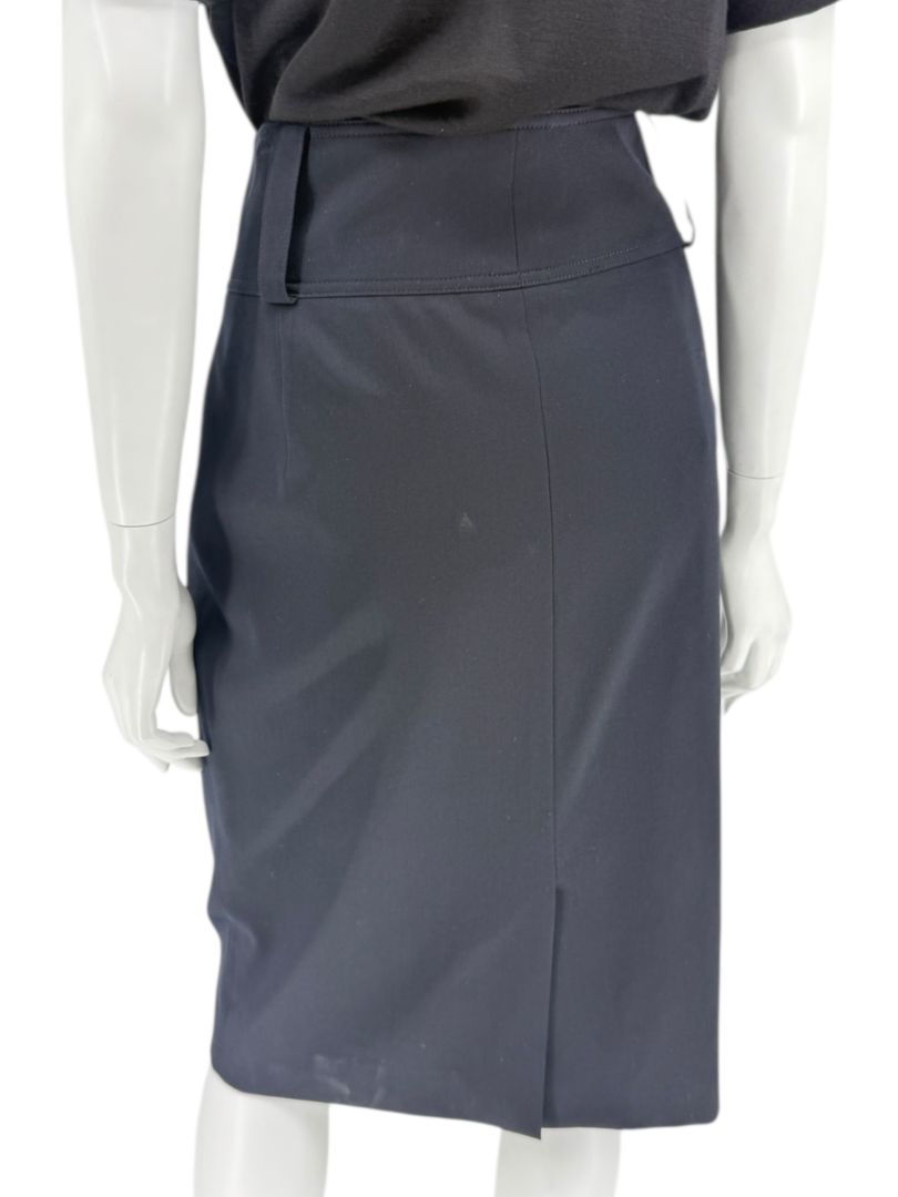 Burberry London Slim Fit Wool Blend Pencil Skirt - USA 12