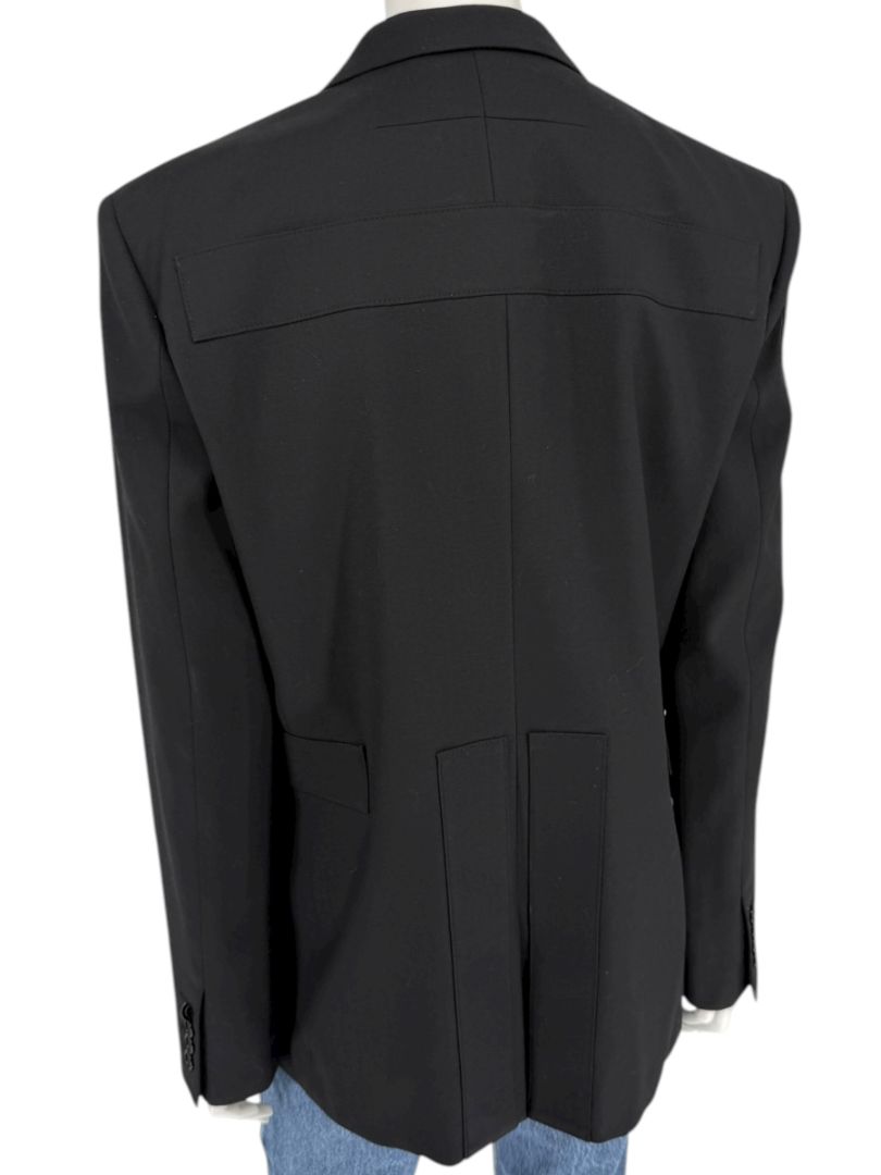 Givenchy Paris Men’s Black Wool Blazer – Size EU 52 - Made in Italy – New with Tags