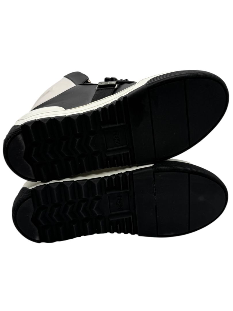 Fendi “Karl Loves Fendi” Studded High-Top Sneakers – Size 6 Mens