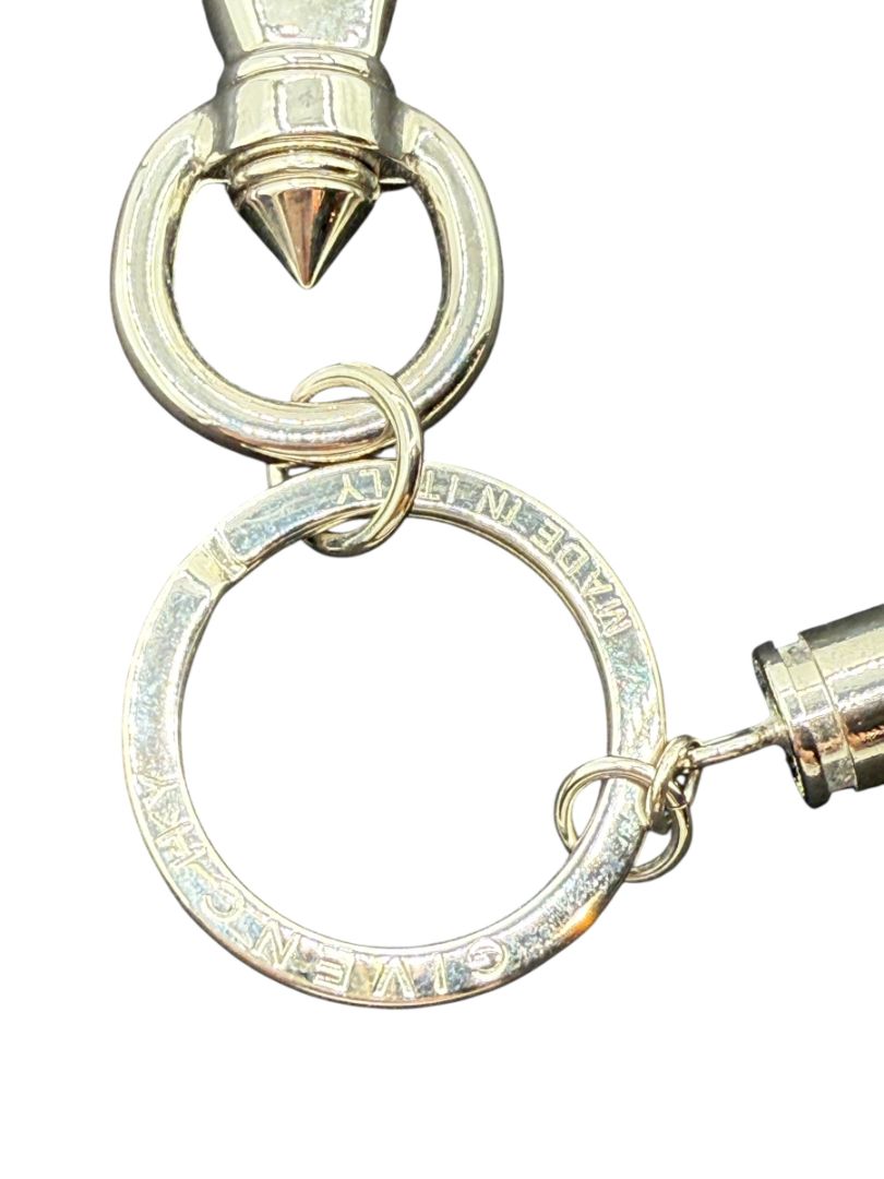 Givenchy Silver Bullet Keychain / Bag Charm – Excellent Pre-Owned Condition