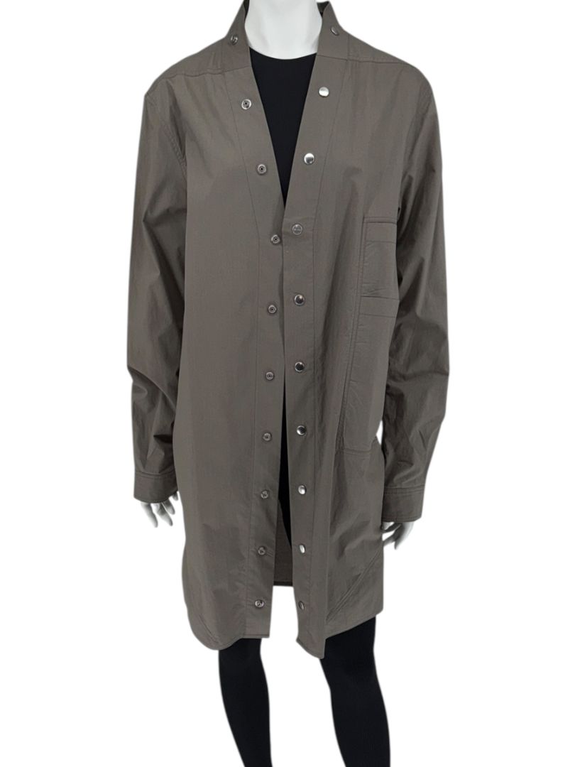 Rick Owens “Tecuatl” Dust Cotton Snap Jacket – Size IT 40 (US 6)