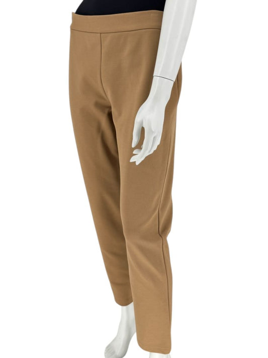 MaxMara Camel Jersey Tapered Pants – Size 12 (US) / 44 (FR)
