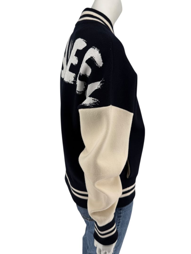 Alexander McQueen Wool Blend Skull Varsity Jacket – Size S (Men's)