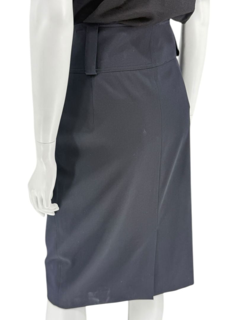 Burberry London Slim Fit Wool Blend Pencil Skirt - USA 12