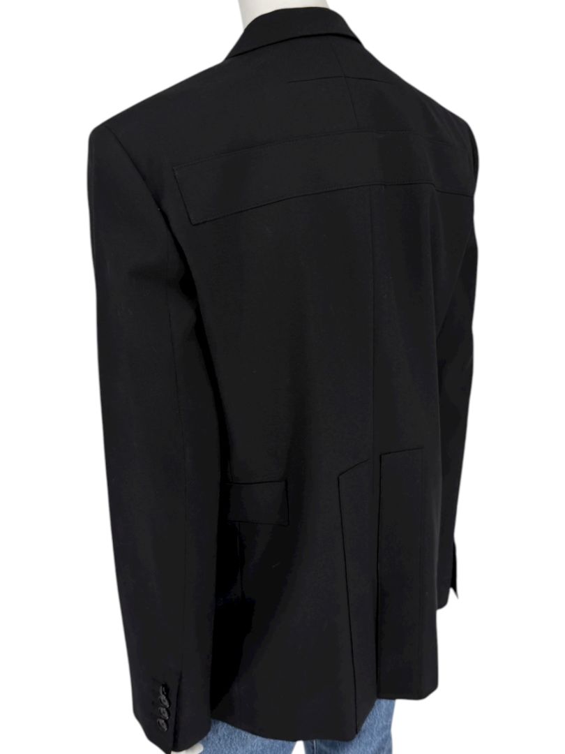 Givenchy Paris Men’s Black Wool Blazer – Size EU 52 - Made in Italy – New with Tags