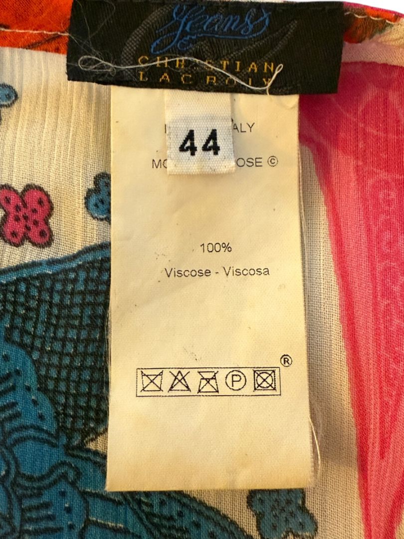 Christian Lacroix Jeans Multicolor Print Blouse – Size IT 44