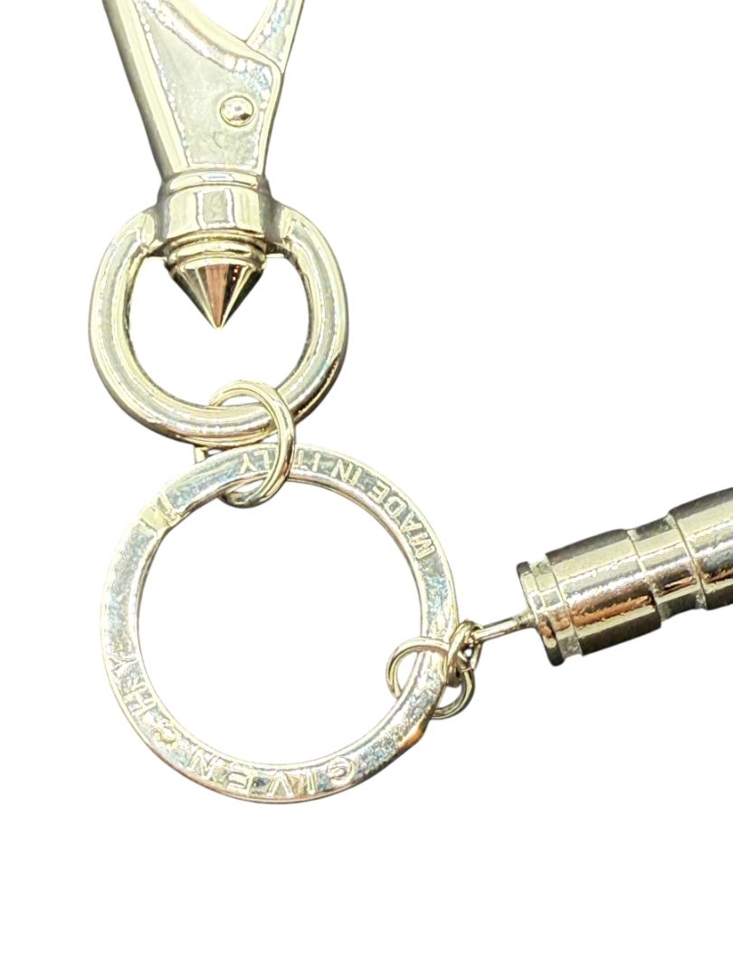 Givenchy Silver Bullet Keychain / Bag Charm – Excellent Pre-Owned Condition
