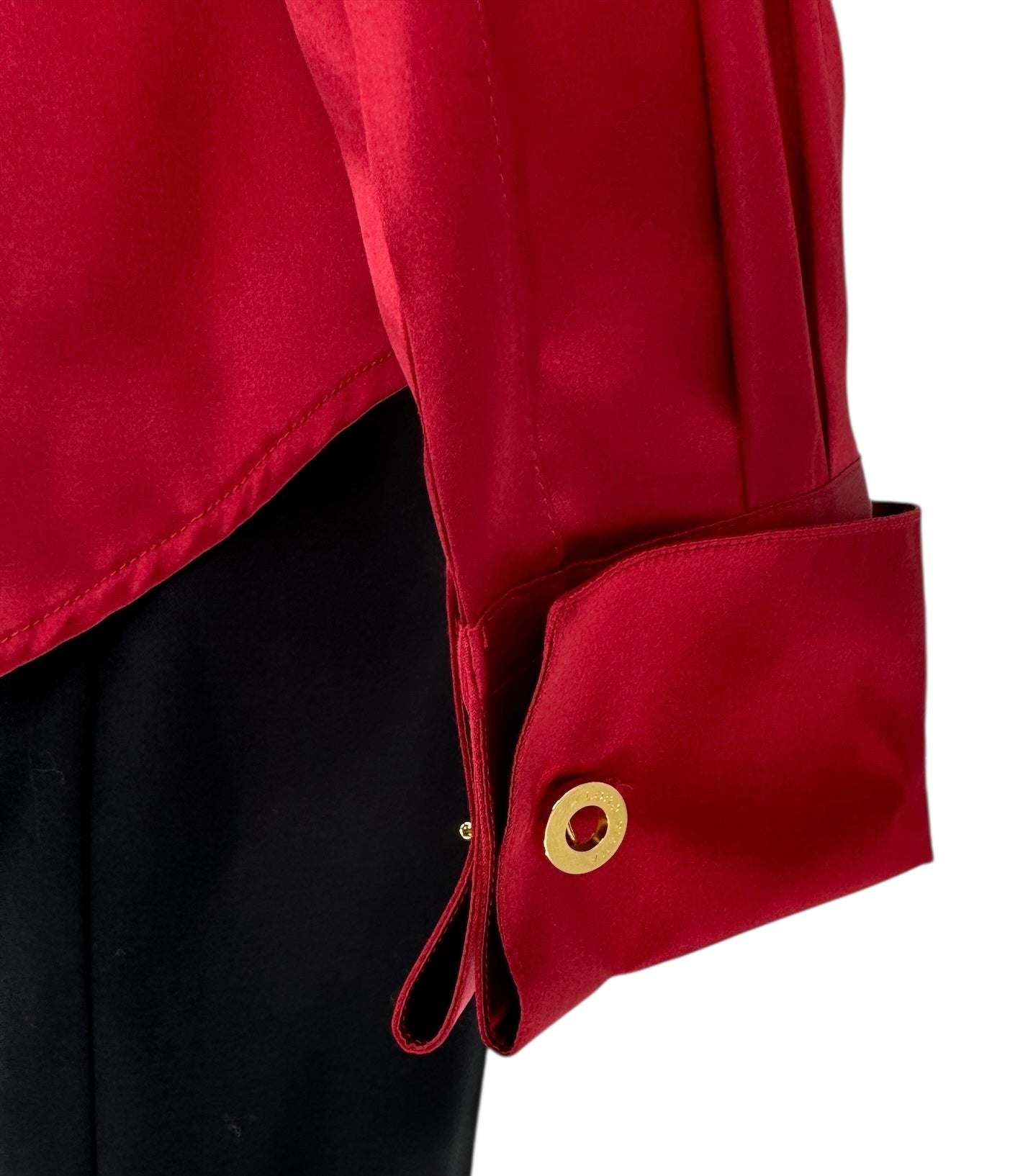 Loro Piana Silk Blouse in Red - Brand New with Tags – Size 12 (US)