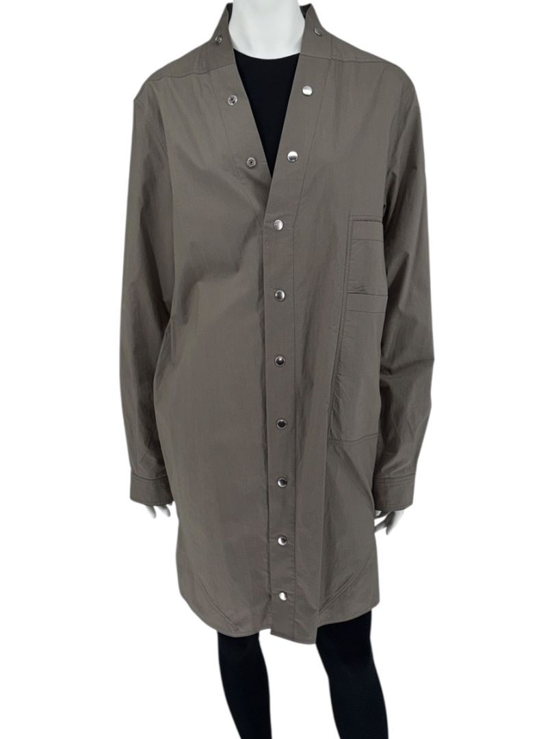 Rick Owens “Tecuatl” Dust Cotton Snap Jacket – Size IT 40 (US 6)