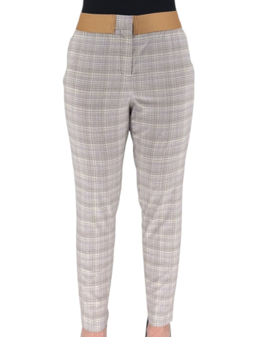 Gabriele Hearst Plaid Wool Blend Pantsuit – Size 46