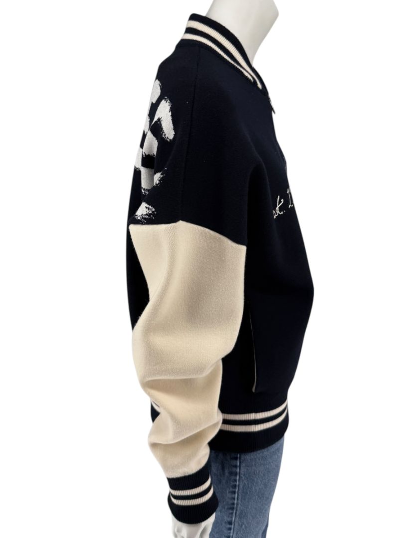 Alexander McQueen Wool Blend Skull Varsity Jacket – Size S (Men's)