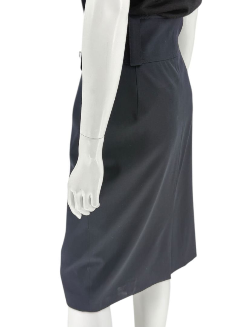 Burberry London Slim Fit Wool Blend Pencil Skirt - USA 12