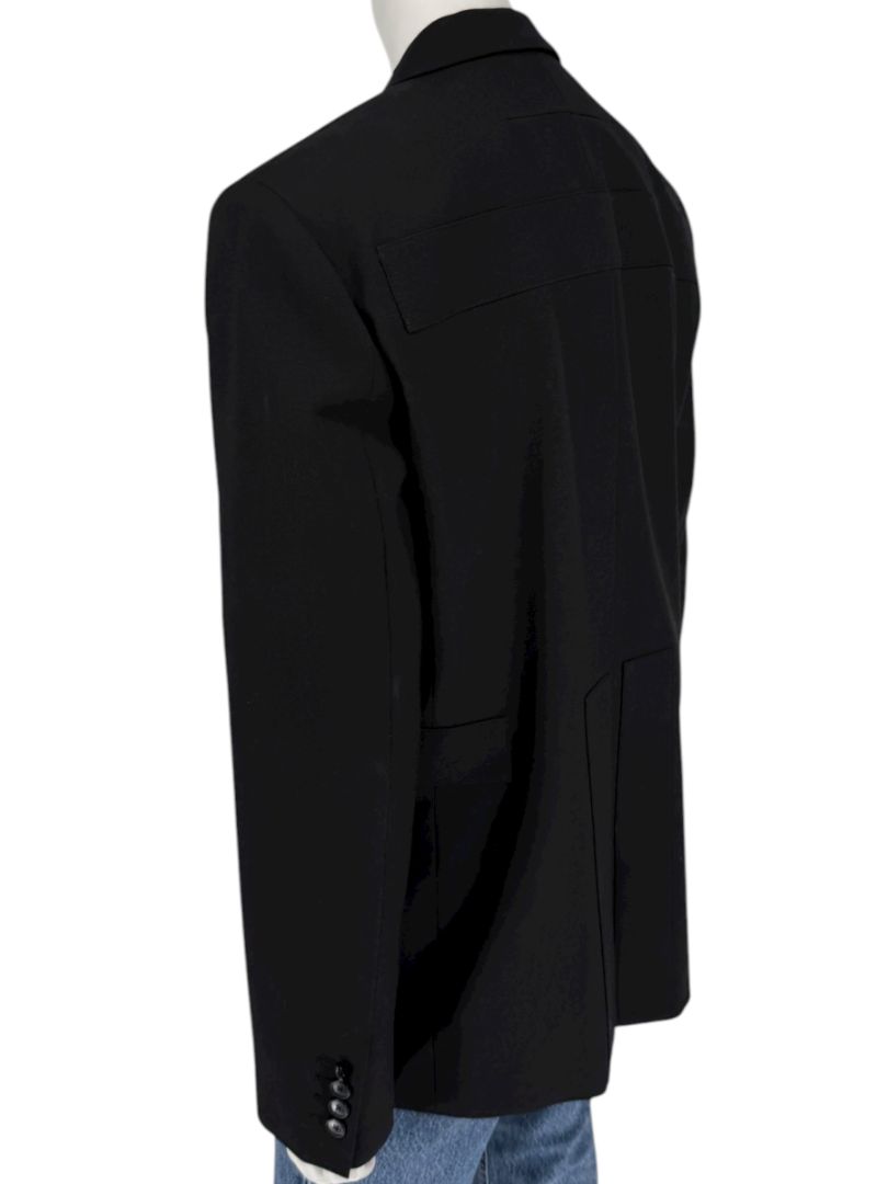 Givenchy Paris Men’s Black Wool Blazer – Size EU 52 - Made in Italy – New with Tags