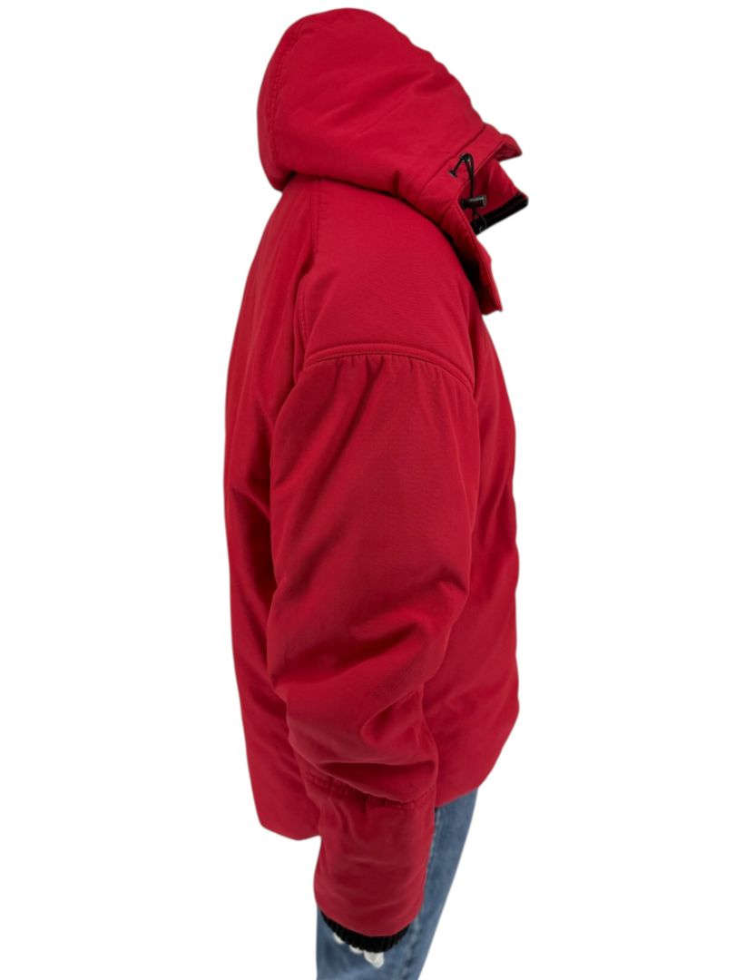Chanel Red Hooded Puffer Technical Jacket – Size 42