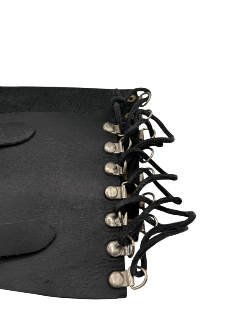 Unbranded Black Leather Corset-Style Belt – Great Preowned Condition