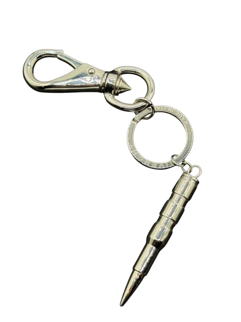 Givenchy Silver Bullet Keychain / Bag Charm – Excellent Pre-Owned Condition