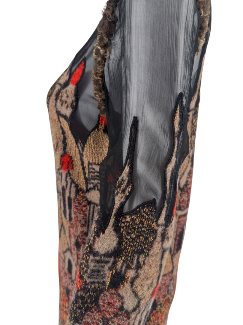 Chanel Paris–Moscow Wool-Blend Embroidered Mini Dress – Size 38 – Brand New With Tags