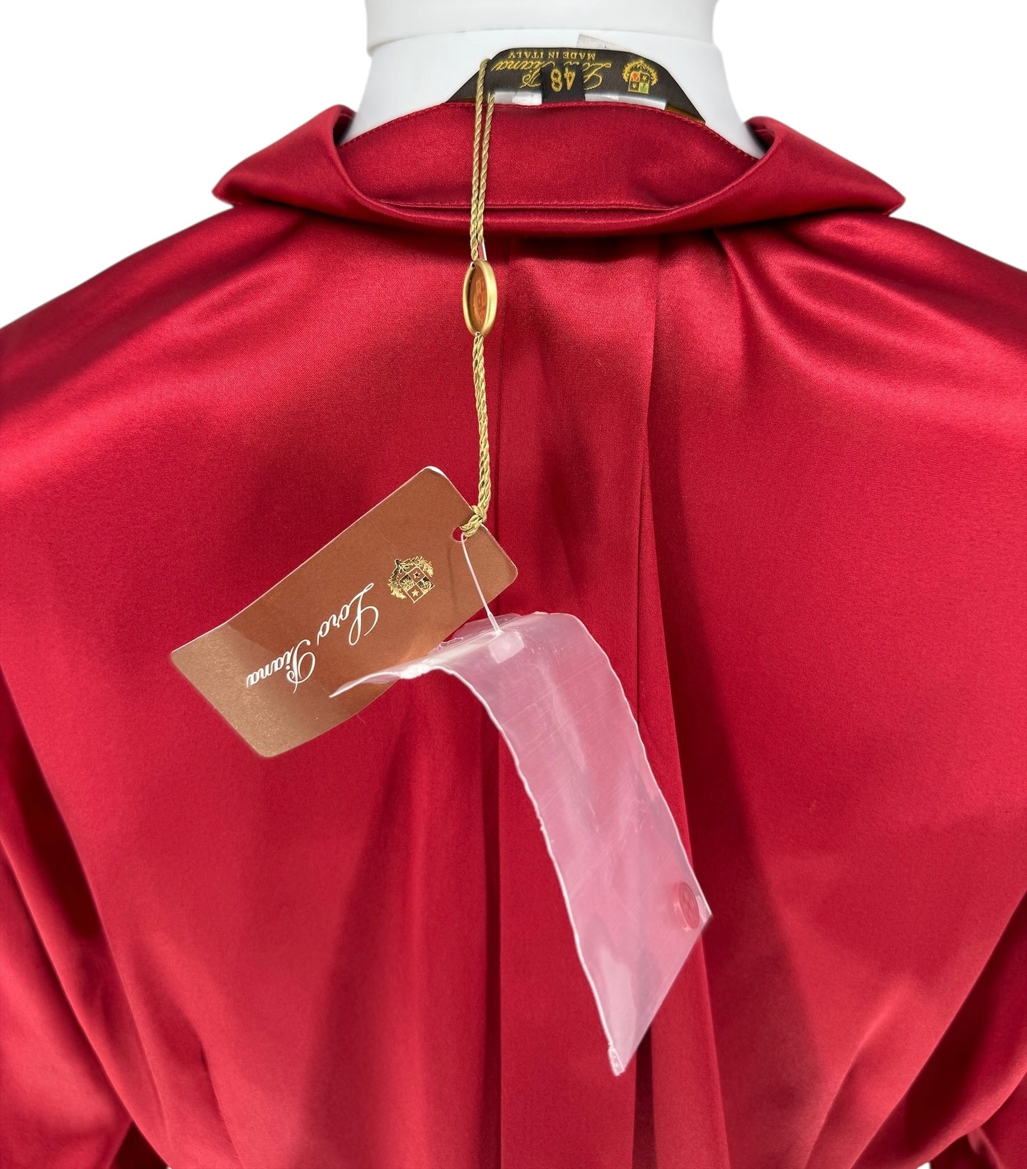 Loro Piana Silk Blouse in Red - Brand New with Tags – Size 12 (US)