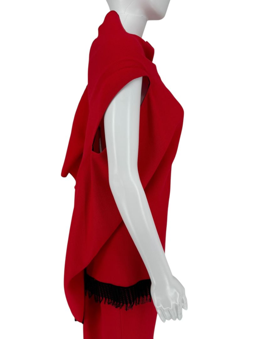 Roland Mouret x Saks Fifth Avenue Limited Edition Draped Top & Skirt Set - L