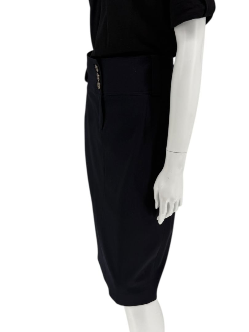 Burberry London Slim Fit Wool Blend Pencil Skirt - USA 12