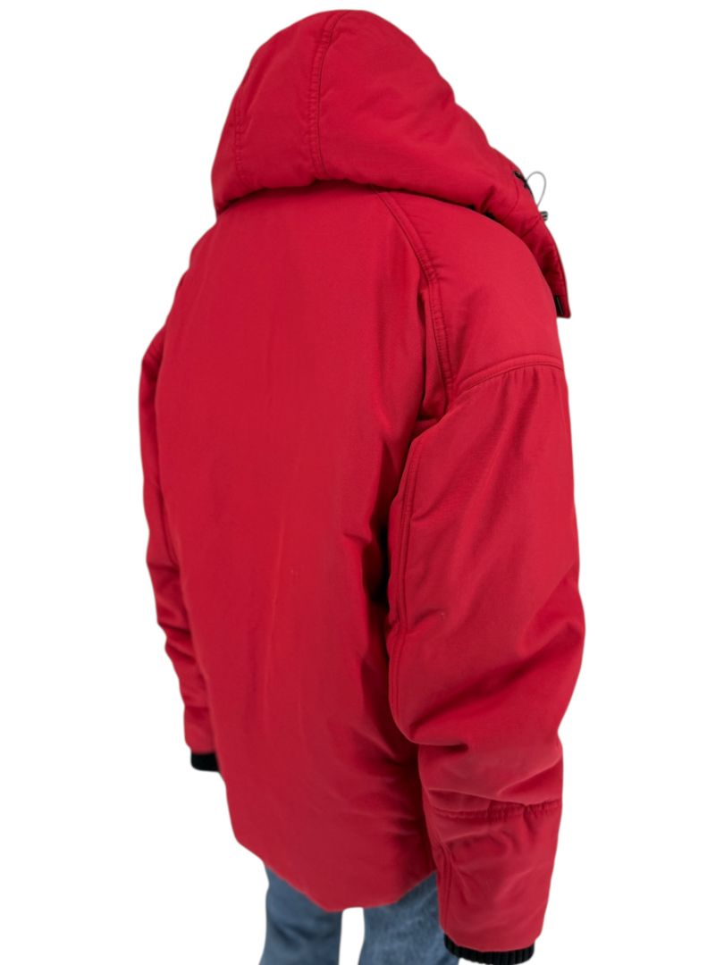 Chanel Red Hooded Puffer Technical Jacket – Size 42