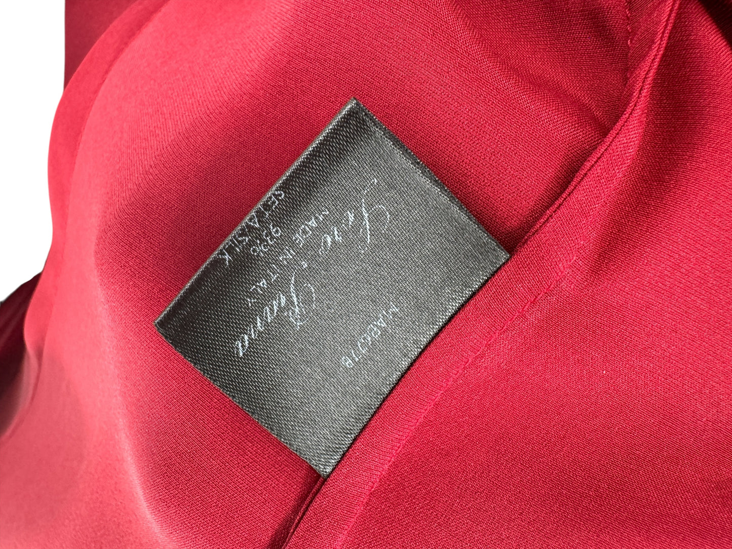 Loro Piana Silk Blouse in Red - Brand New with Tags – Size 12 (US)
