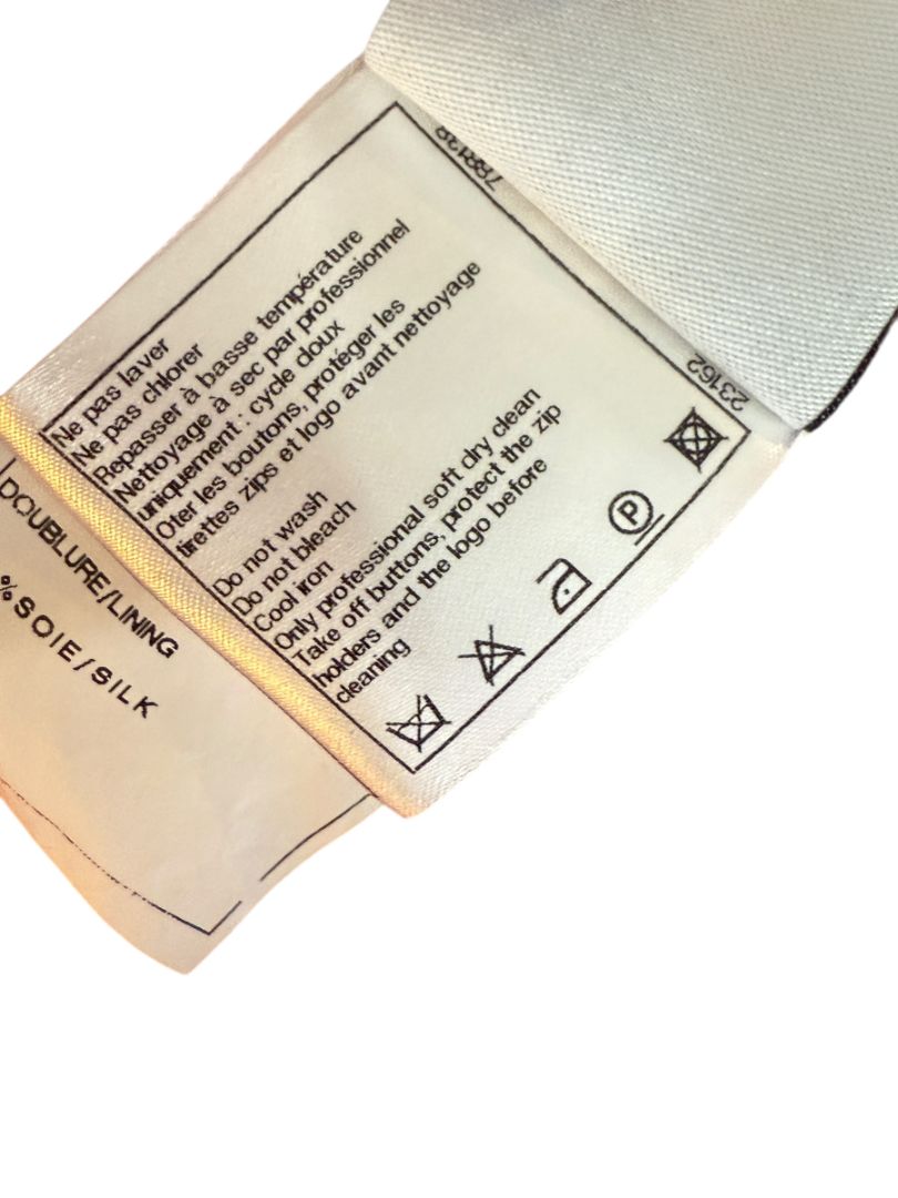 Chanel 2009 Paris Moscow Métiers d’Art Red Silk Puffer Bomber Jacket - Size 44