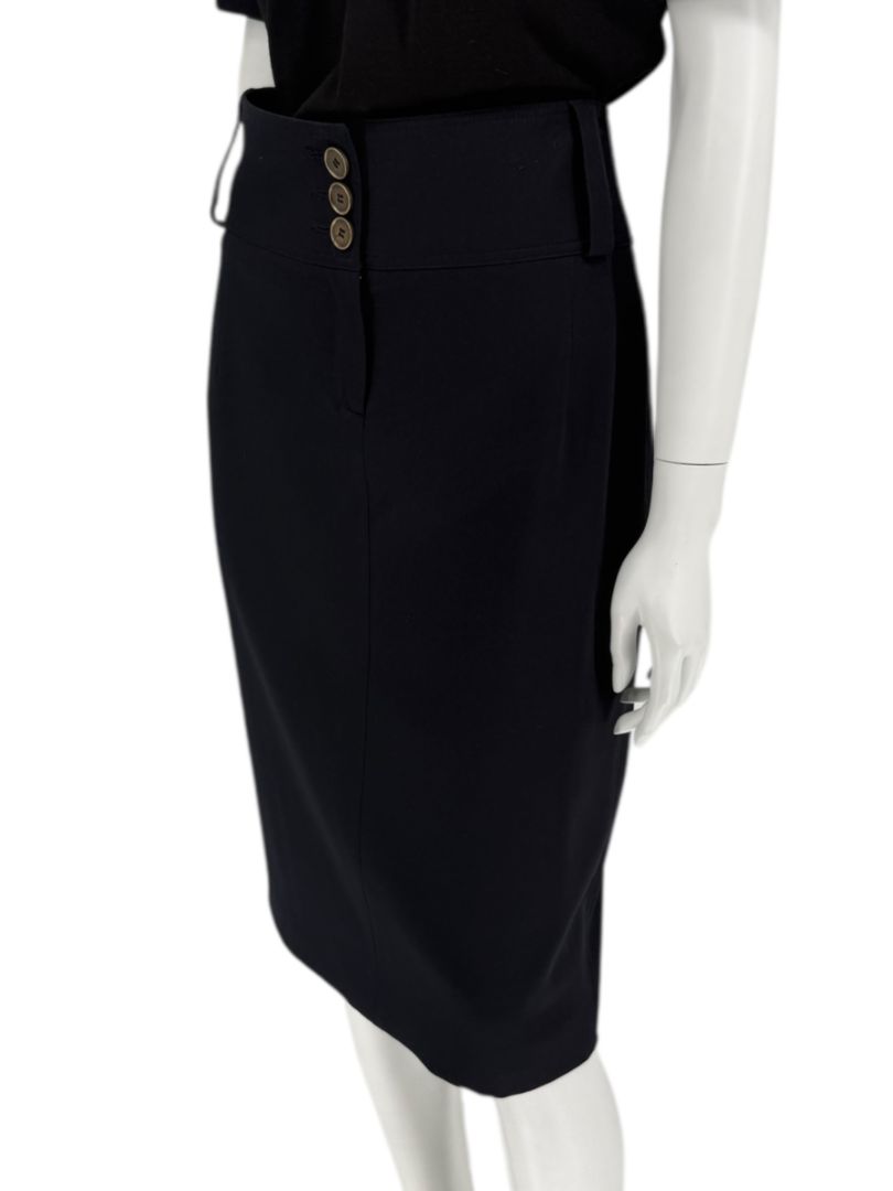 Burberry London Slim Fit Wool Blend Pencil Skirt - USA 12