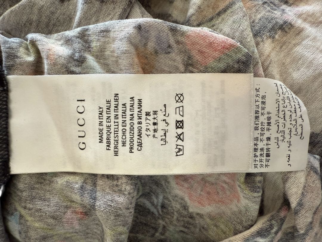 Gucci x Unskilled Worker Women’s Black Graphic Cotton T-Shirt – Size S (Mens)