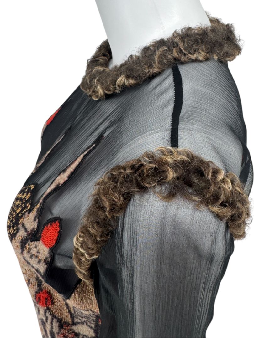 Chanel Paris–Moscow Wool-Blend Embroidered Mini Dress – Size 38 – Brand New With Tags