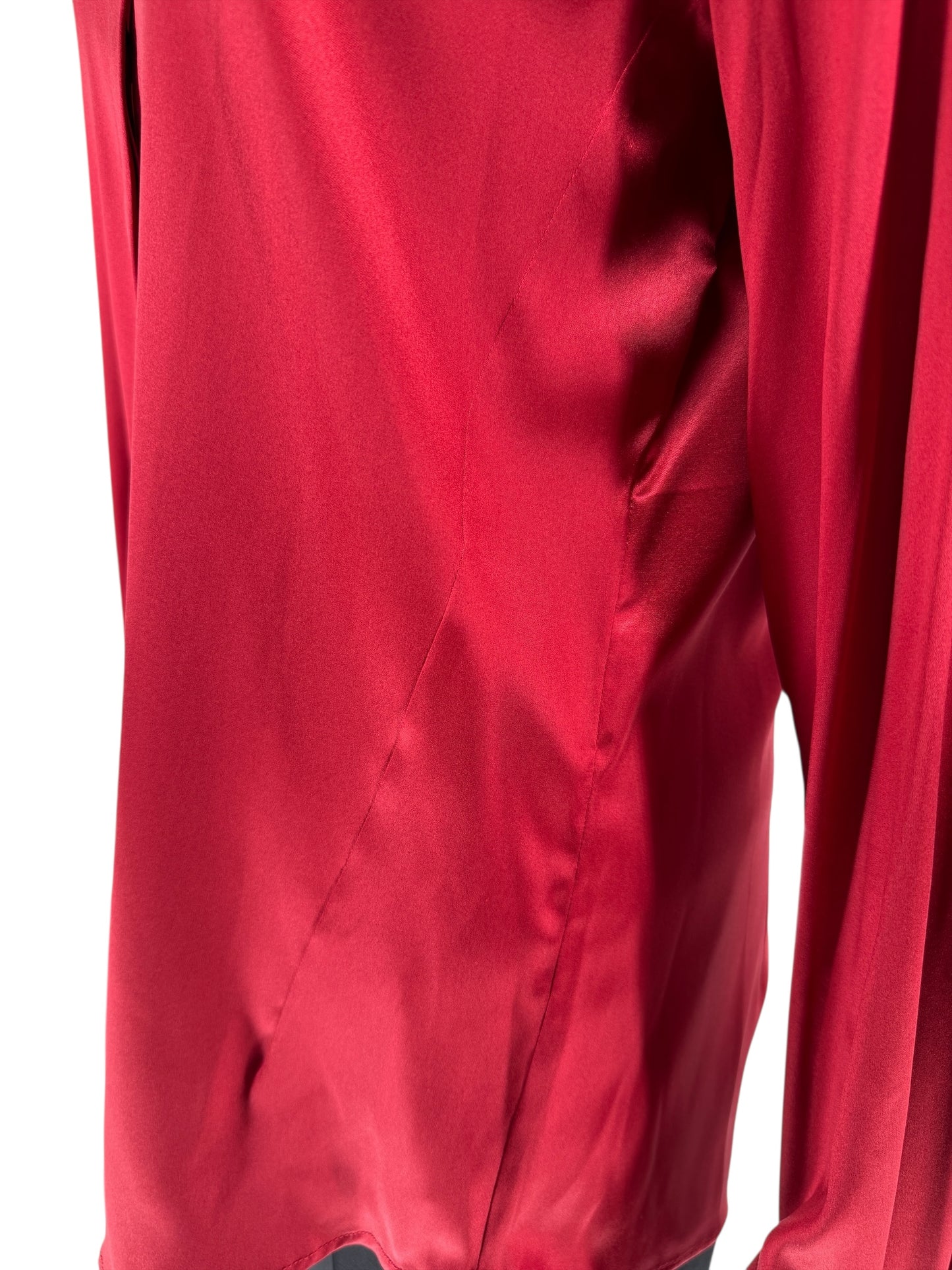 Loro Piana Silk Blouse in Red - Brand New with Tags – Size 12 (US)