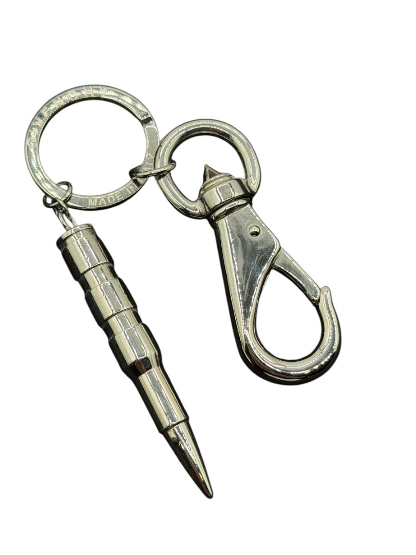 Givenchy Silver Bullet Keychain / Bag Charm – Excellent Pre-Owned Condition